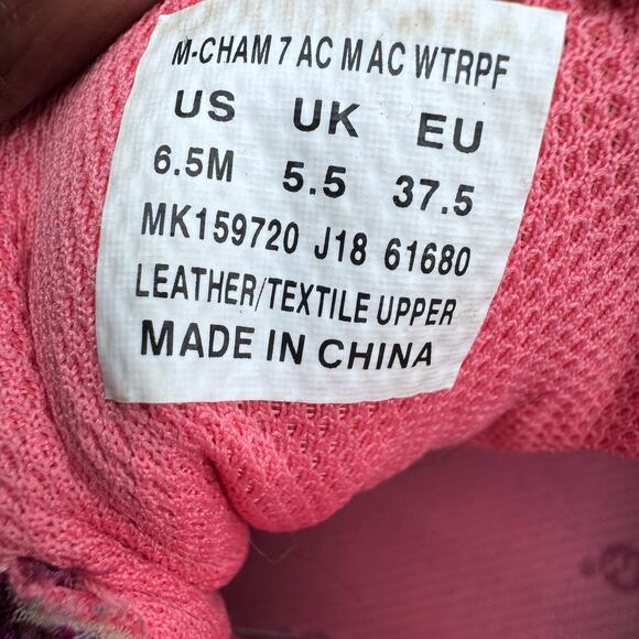 Merrell Chameleon Hiking Boot Unisex Big Kid Womens 6.5 Pink Waterproof MK159720 - Picture 9 of 9